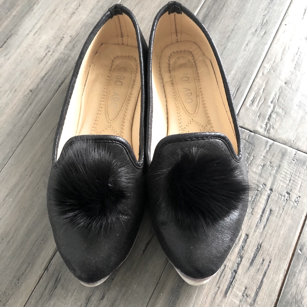 Pompom Loafers
